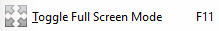 6. Toggle full screen mode
