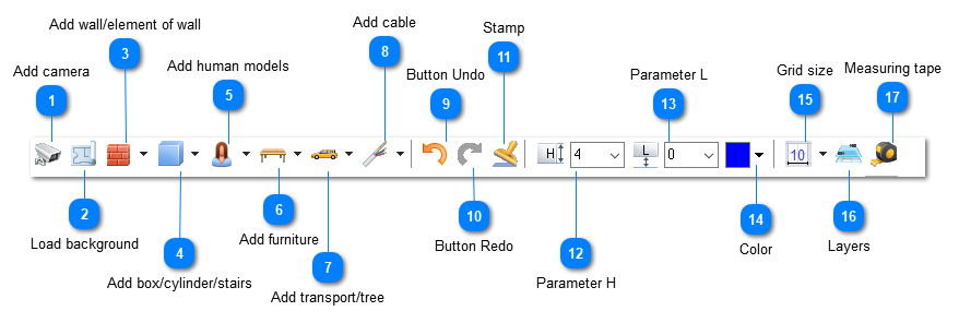 Site Plan Toolbar