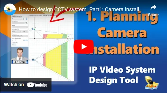 Camera installation drawing