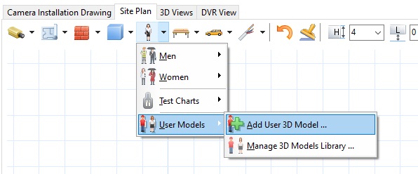 Import 3D model into the program