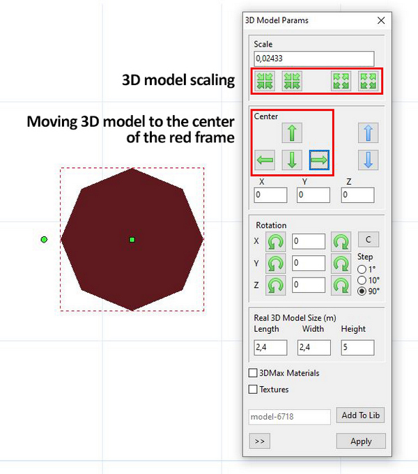 3D model scaling