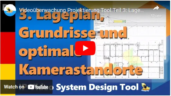 Videoüberwachung Projektierung Tool