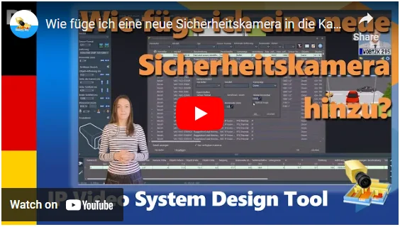 Videoüberwachung Projektierung Tool